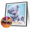 30 * 30CM - speziell geformte Diamant-Malerei - tatty Teddy