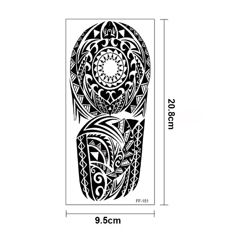 Sdrawing Animal Temporary Tattoo Sticker Black Lion King Wolf Tiger Men Body Art Painting Tattoo Fake Water Transfer Sexy Women