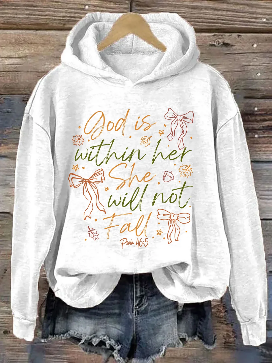 God Is Within Her She Will Not Fall Hoodie