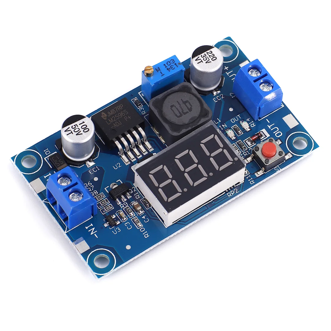 LM2596S DC-DC Step Down LED LCD TV Voltmeter With Digital Display Inverter Converter Board Power Supply Module