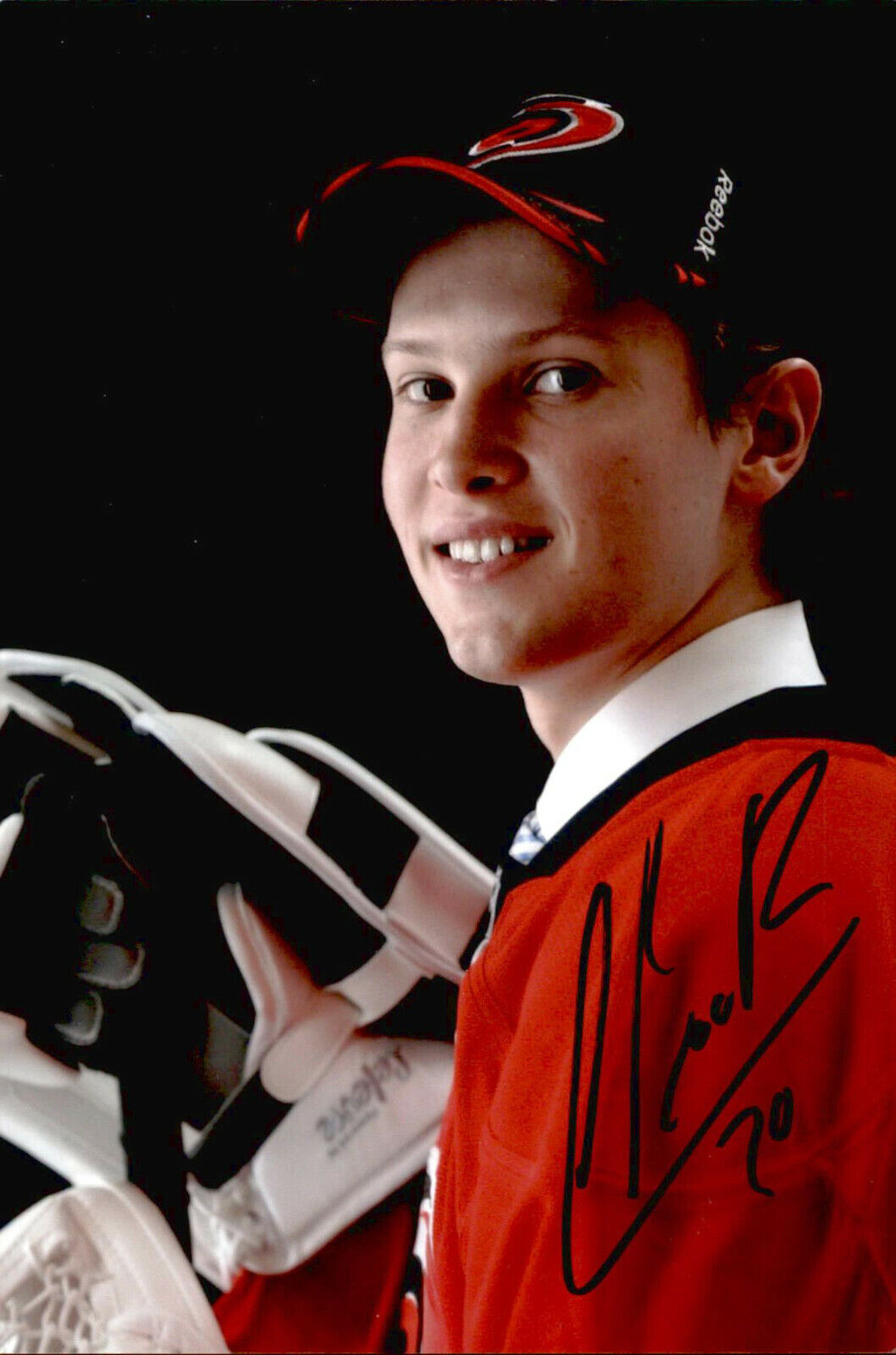 Callum Booth SIGNED autographed 4x6 Photo Poster painting CAROLINA HURRICANES #3