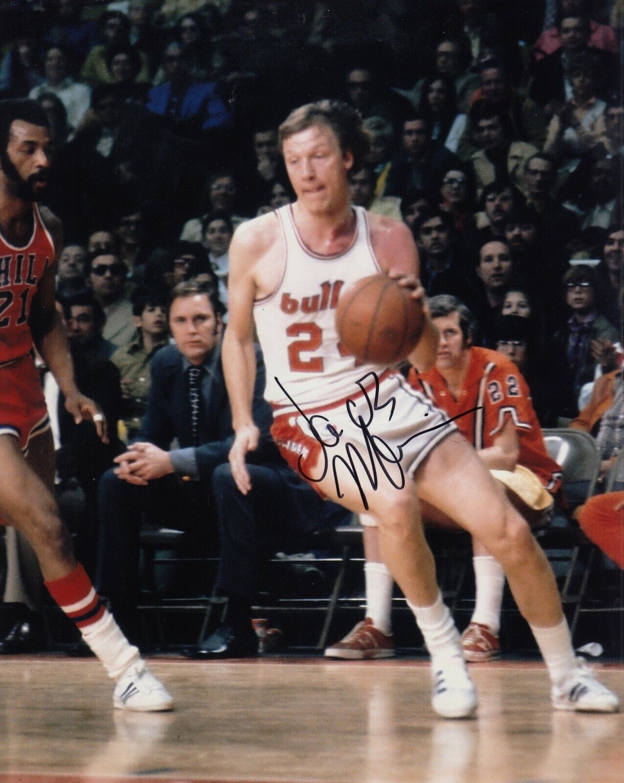 Jack Marin #1 8x10 Signed w/ COA Baltimore Bullets 032419