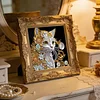 Katze speziell geformte 5D-DIY-Teilbohrer-Diamant-Mal-Kits f&uuml;r Erwachsene Anf&auml;nger Wohnaccessoires Diamanten Dots Edelstein-Kunstkits 11,81 x 11,81 Zo