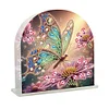 Acrylic Butterfly Diamond Painting Napkin Rack Decor for Home Office Decor