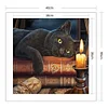 Black Cat-11CT Stamped Cross Stitch 40*40cm/15.75*15.75in