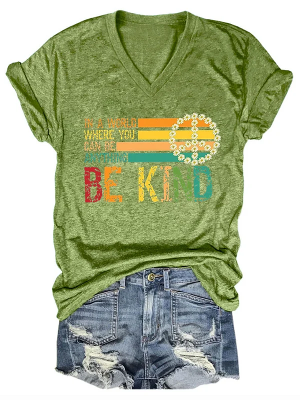 Women's Letter Print Short Sleeve T-Shirt wearshes