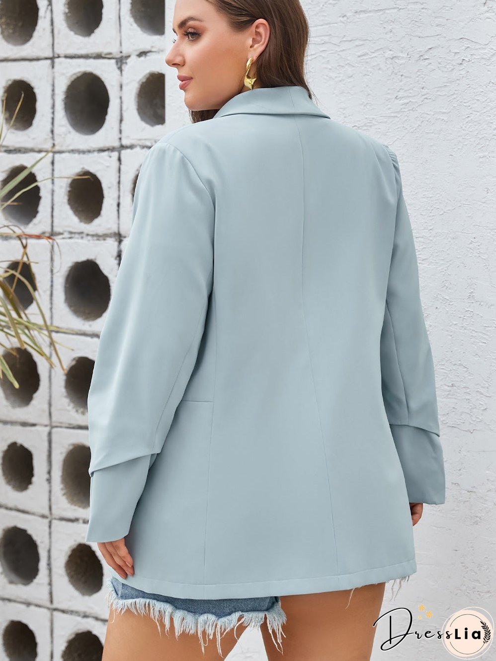 Plus Size Blazer Jacket