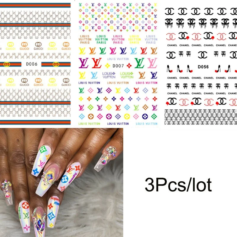 3D Nail Art Stickers Neon Curve Stripe Lines Tips Decals Self Adhesive Striping Transfer Tape Nail Foil DIY Manicure Accessories-Nail Inspo