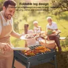 Stainless Steel Portable Folding BBQ Grill Small Smoker Charcoal Grill for Party