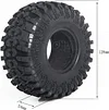AMK 4Pcs Off Road Rubber 128 * 54mm 2.2 Tires for 1/10 RC Crawler Cars Axial SCX10 90046 RR10 WRAITH TRX4 KM2 KM4 Accessories