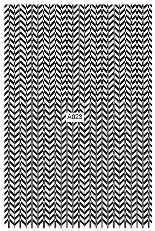 Black Wave Gold Stars White Line Nail Art Stickers Designs Manicure Sticker Back Glue Accessories for Nail Art Decoration Decals