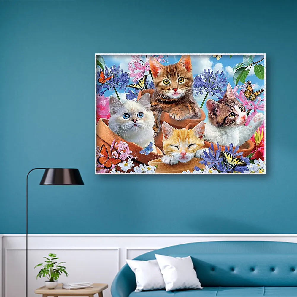 Diamond Painting - Full Round Drill - Cat(40*30cm)