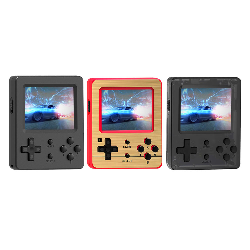 

Powkiddy RG FC520 Retro Handheld Game Console Built in 520 Game with Gampad, Black, 501 Original