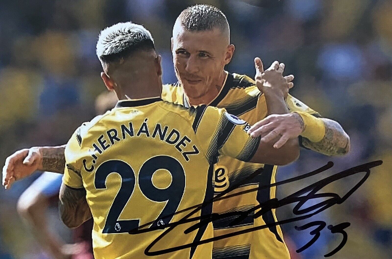 Juraj Kucka Genuine Hand Signed Watford 6X4 Photo Poster painting