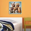 Funny Cat-Full Round Diamond Painting 30*30CM