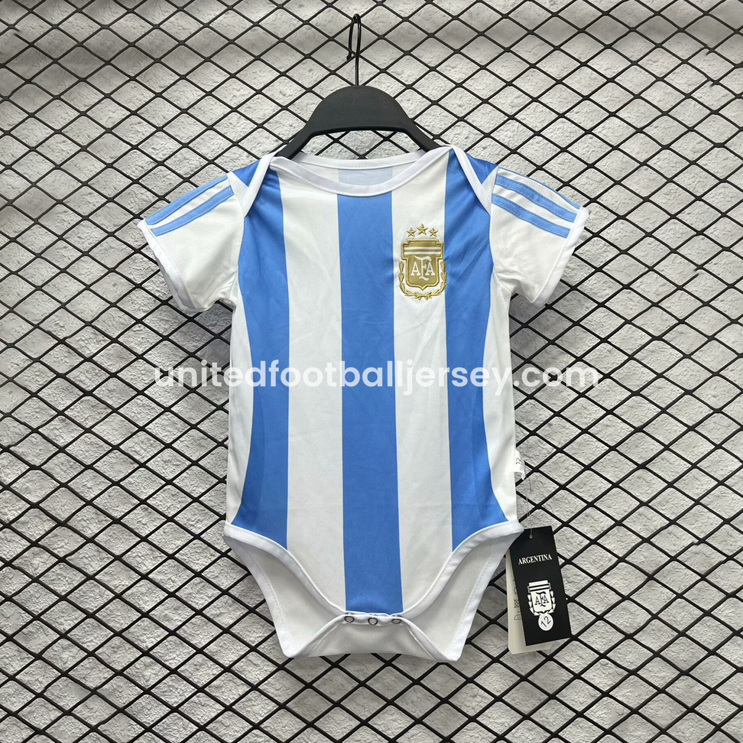 Argentina 24-25 Home Baby Crawling Suit