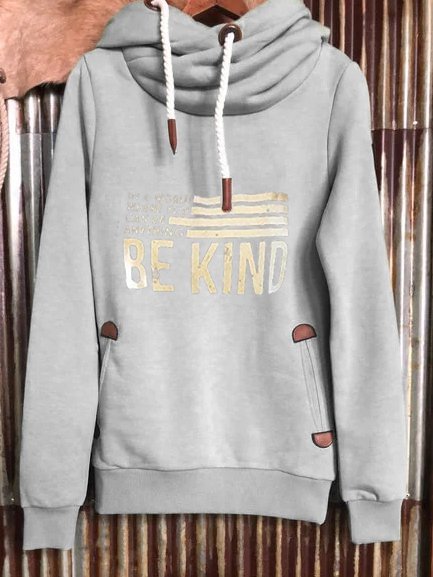 Long Sleeve Letter Sweatshirt