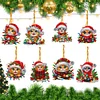 8Pcs DIY Diamond Special Shape Double Sided Hanging Christmas Theme、[Everydayedeals]