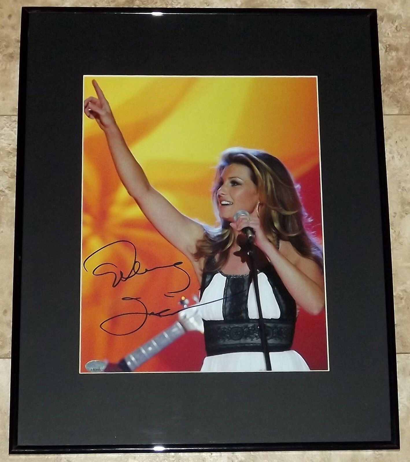 BEST DEAL EVER! Faith Hill Hand Signed Autographed Framed 11x14 Photo Poster painting PSA COA!