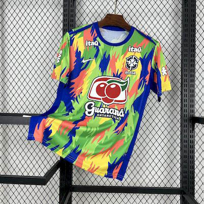 2025-2026 Brazil Pre-match training Football Shirt 1:1 Thai Quality- Maxi Kit