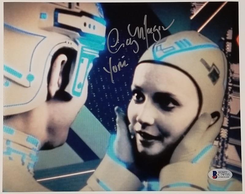 CINDY MORGAN Signed TRON 8x10 Photo Poster painting Yori