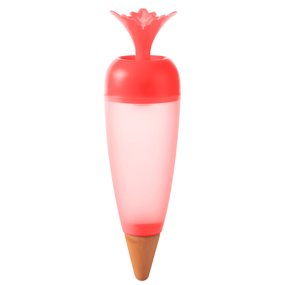 

Carrot Shape Automatic Plant Watering Tool PP Flowers Water Feeder (Red), 501 Original