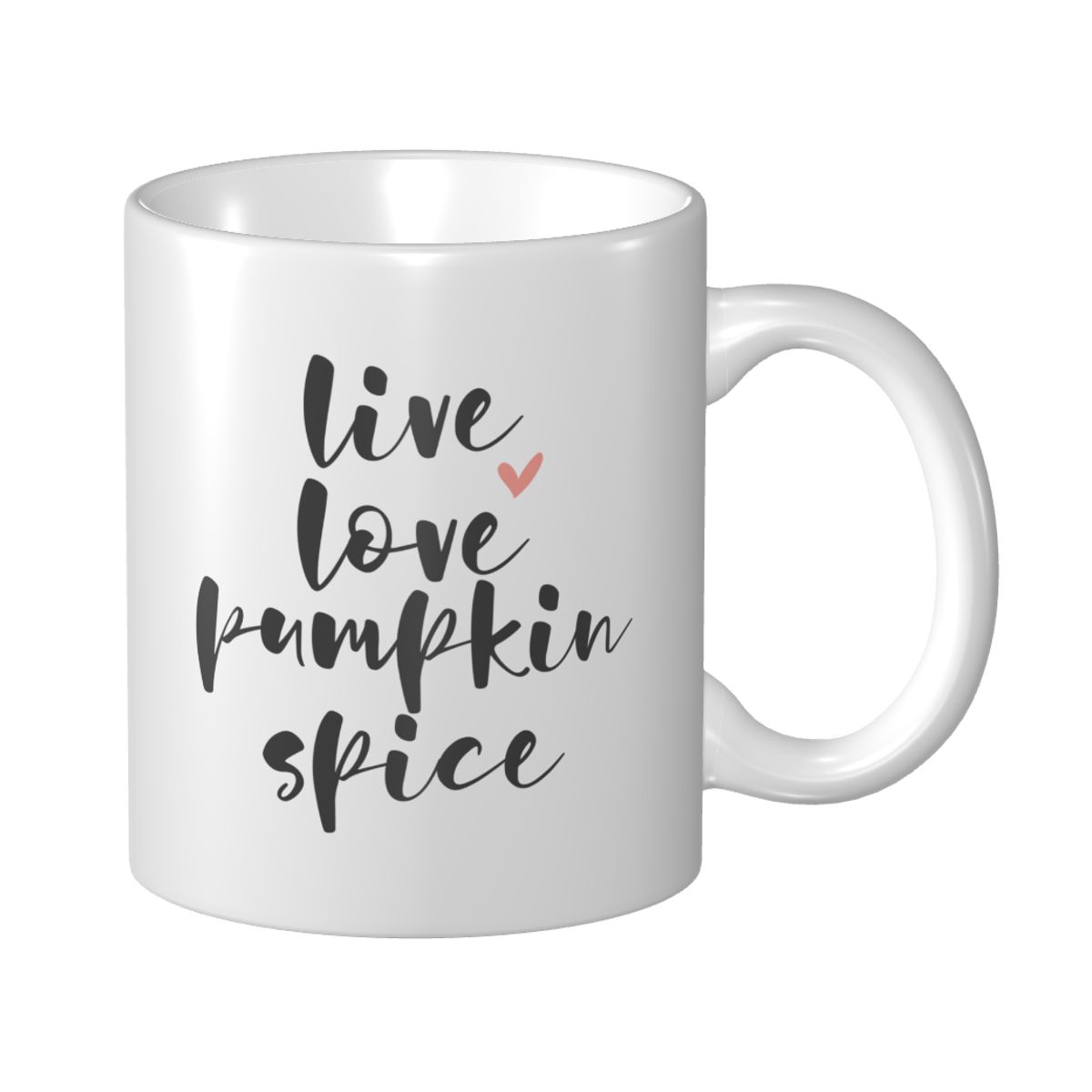 Live Love Pumpkin Spice Ceramic Mug