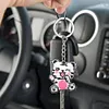 Tiger Beaded Counted Cross Stitch Ornament Kit Cross Stitch Bead Keychain (A)