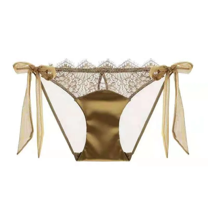 European Style Thong Sexy Lace Panties Fashion Transparent Comfort Briefs Low Waist Seamless Underpants Female Sexy Lingerie