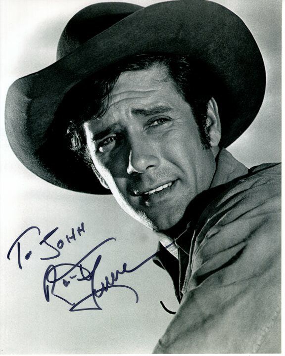 ROBERT FULLER Autographed Signed Photo Poster paintinggraph - To John WAGON TRAIN LARAMIE