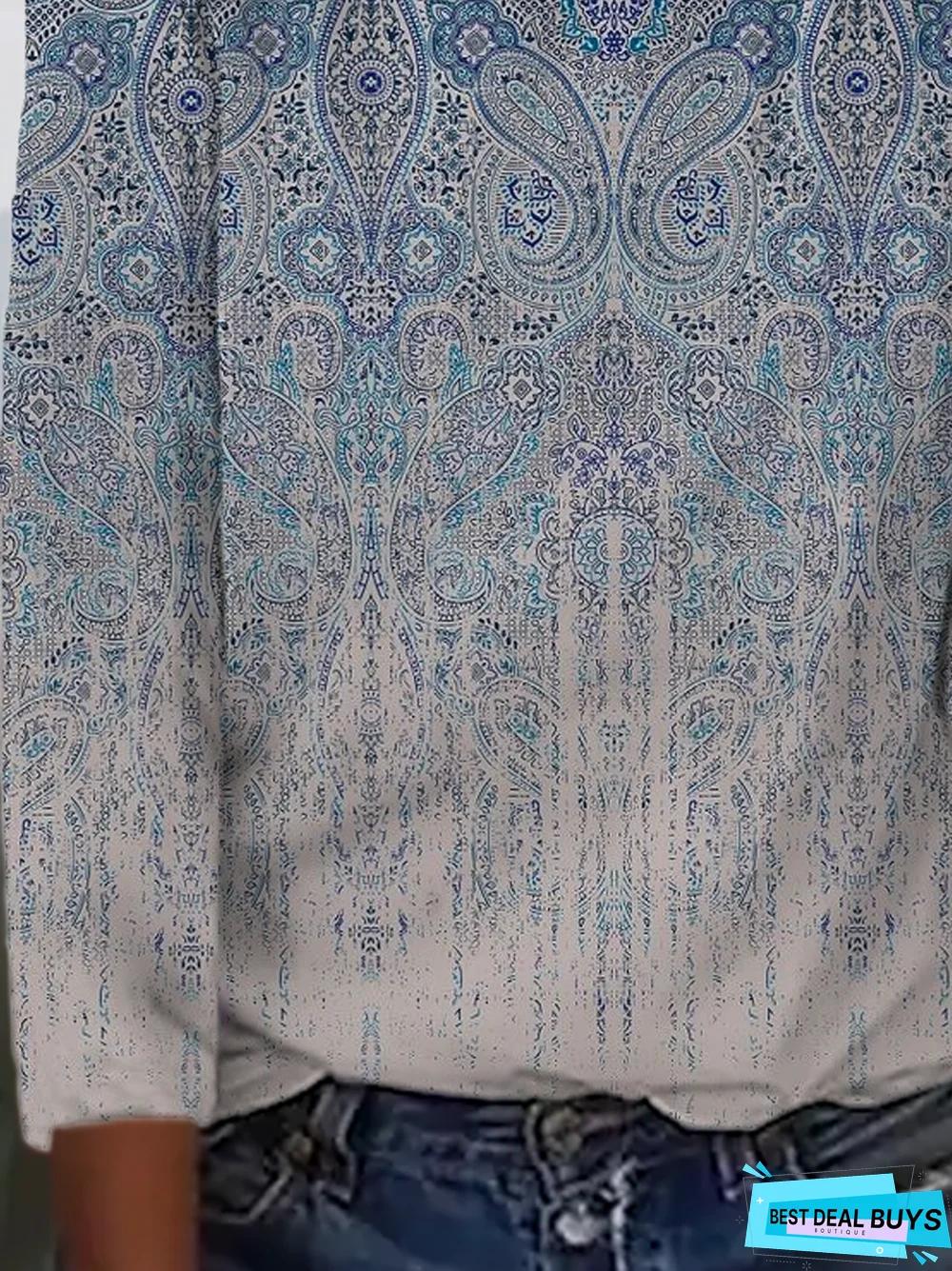 Printed Casual Long Sleeve T-Shirt