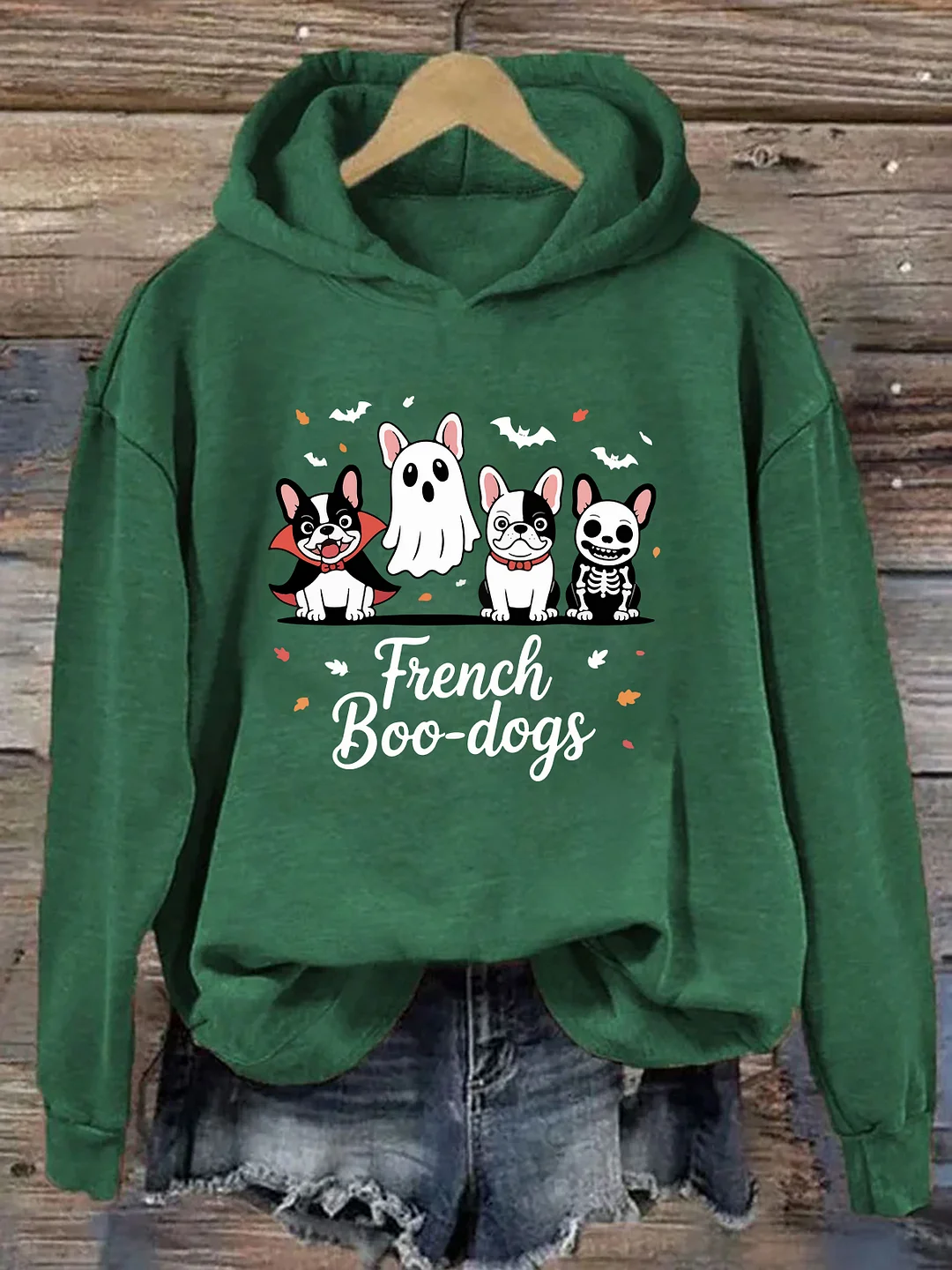 Fall French Bulldog Halloween Hoodie
