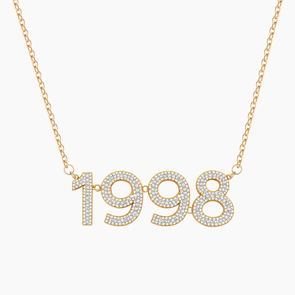 Birthdate Pendant Necklace
