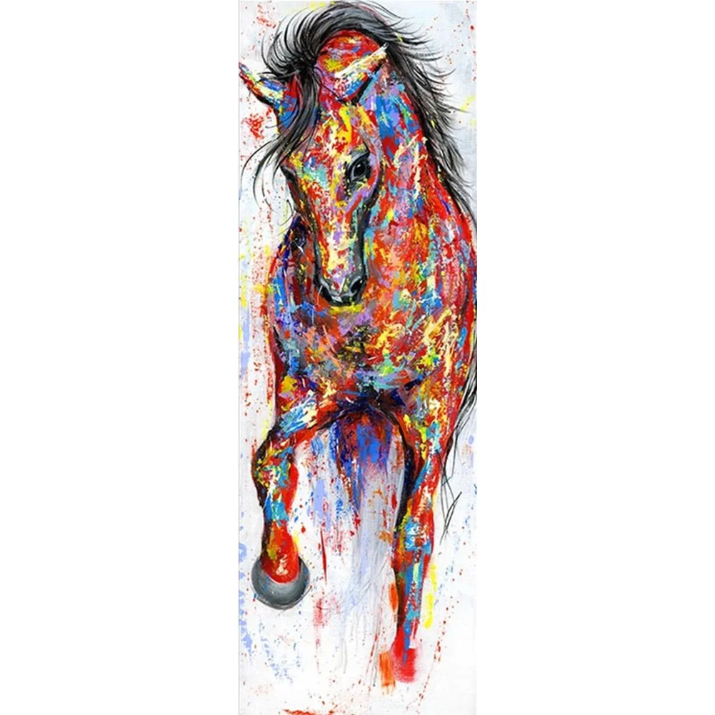 Colorful Horse - Full Round - Diamond Painting(30*90cm)