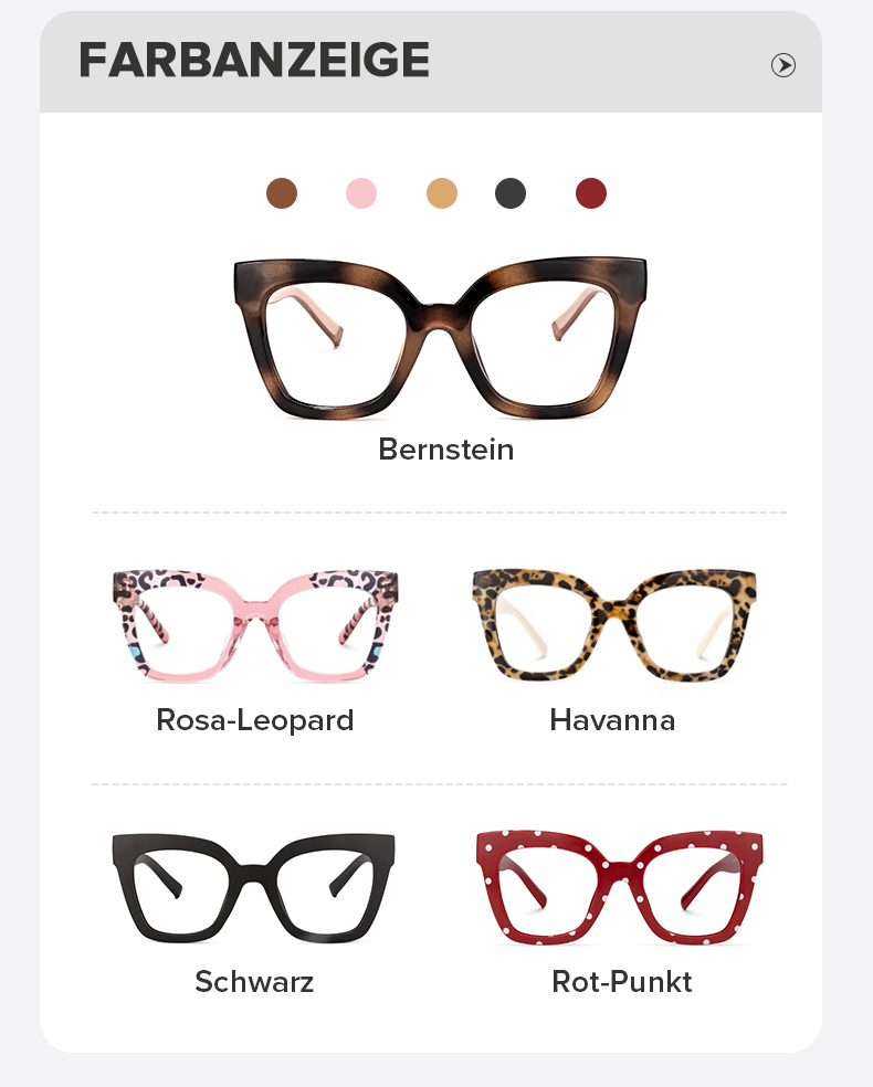 Malcolm Bernstein Quadratische Brille