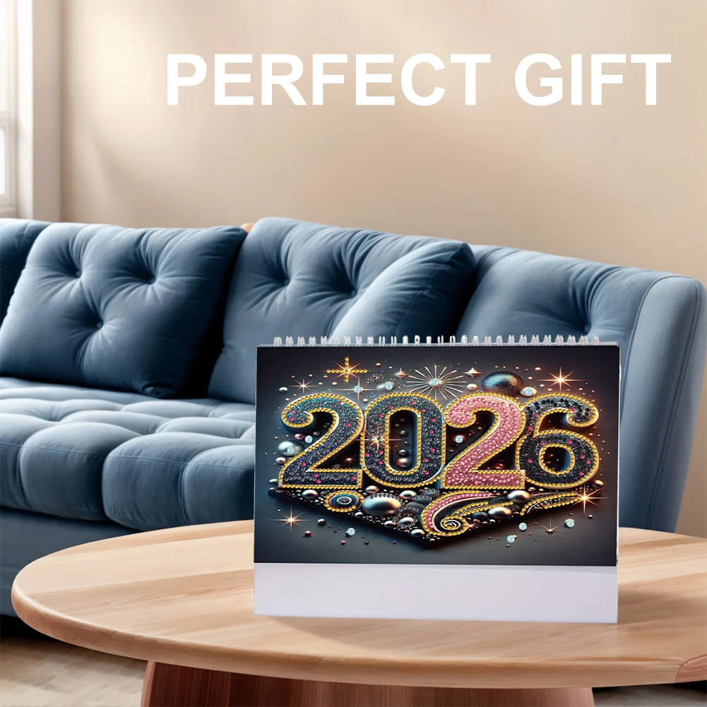 5D/DIY Calendar Crystal Painting Desk Calendars Kit Diamond Decorations Calendar