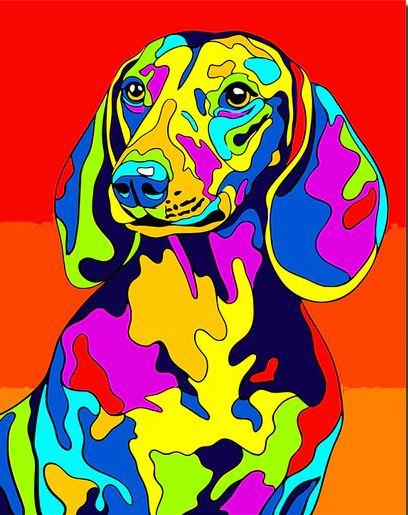

Colorful Dalmatian Dog – Paint By Numbers - 40*50CM, 501 Original