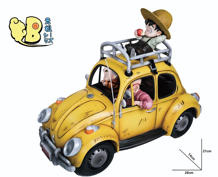 Master and apprentice of Turtle School going for a drive With LED - Dragon Ball Resin Statue - DB Studios[Pre-Order]-shopify