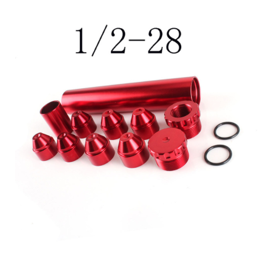 6 Inch 4 Color Car Fuel Filter for Napa 4003 and Wix 24003, 1/2-28 and 5/8-24 Solvent Trap for Cars
