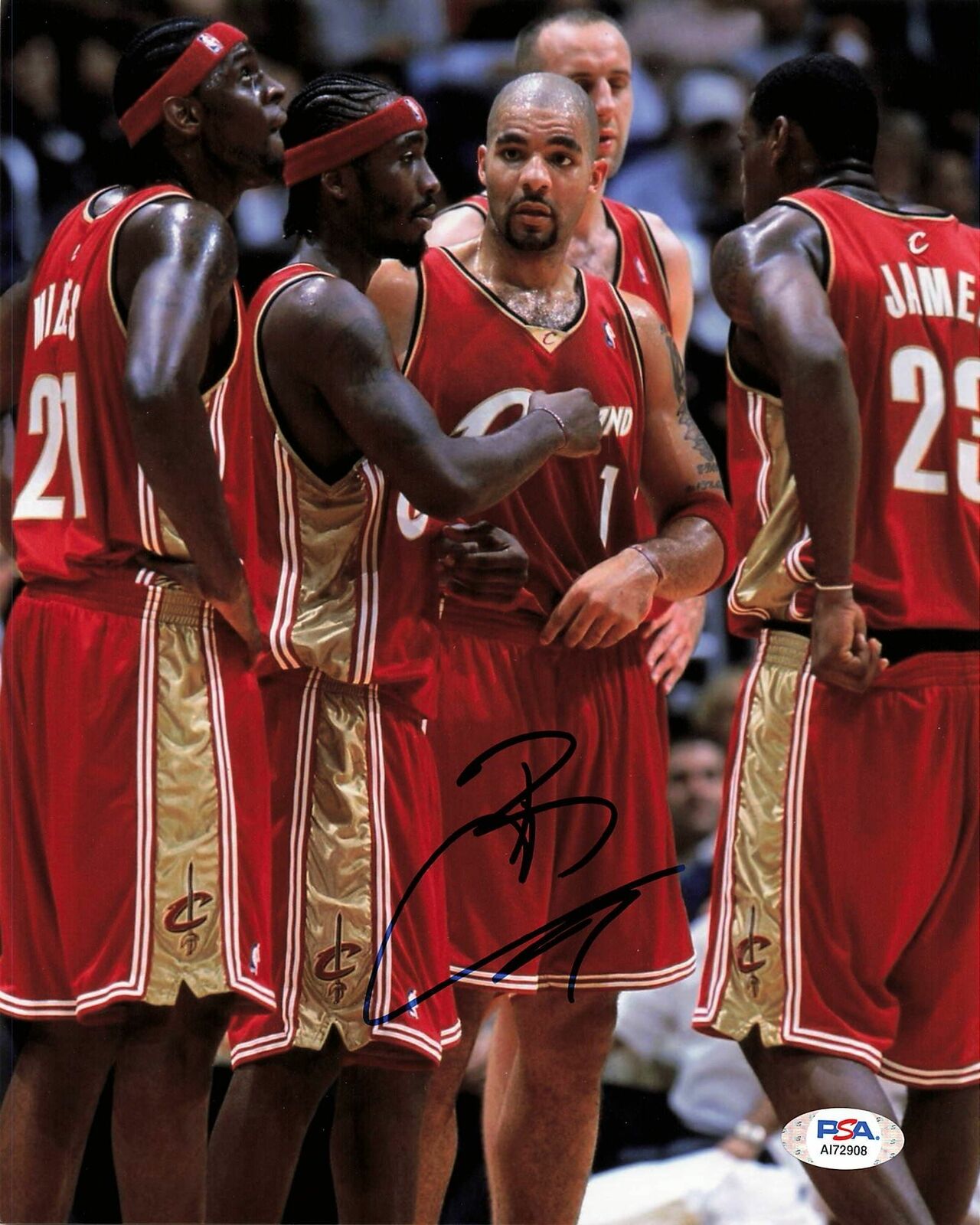 CARLOS BOOZER signed 8x10 Photo Poster painting PSA/DNA Cleveland Cavaliers Autographed