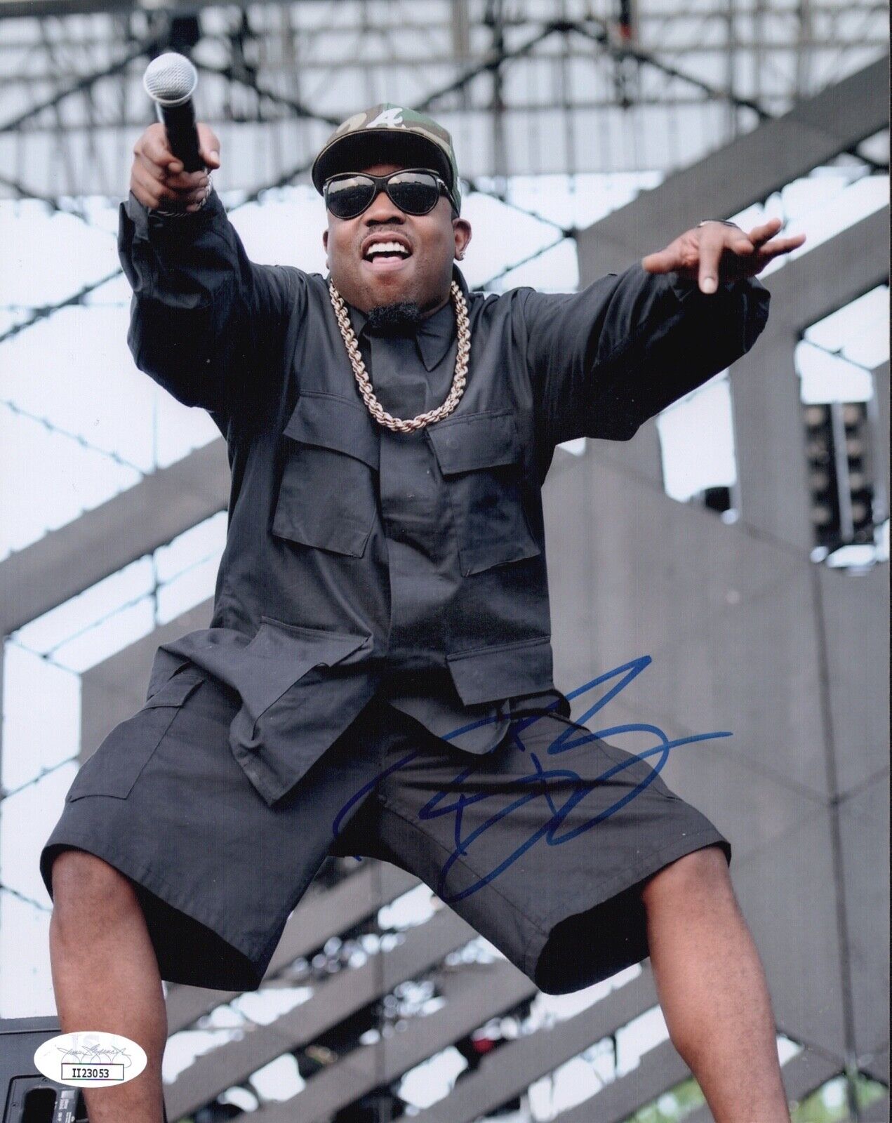 BIG BOI Signed RAPPER 8x10 Photo Poster painting OutKast In Person Autograph JSA COA Cert