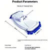 Pool Suction Vacuum Head Brush Curved Suction Head Lightweight for Fountain Pool