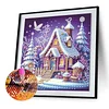 Winter Houses - Crystal Rhinestone Diamond Painting