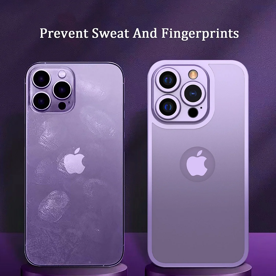 For iPhone 13/14/15 Titanium Alloy Double-sided Glass All-inclusive Phone Case