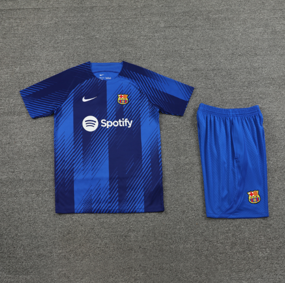 23/24 Barcelona Short Sleeve Training Kit Thai version Football Shirt