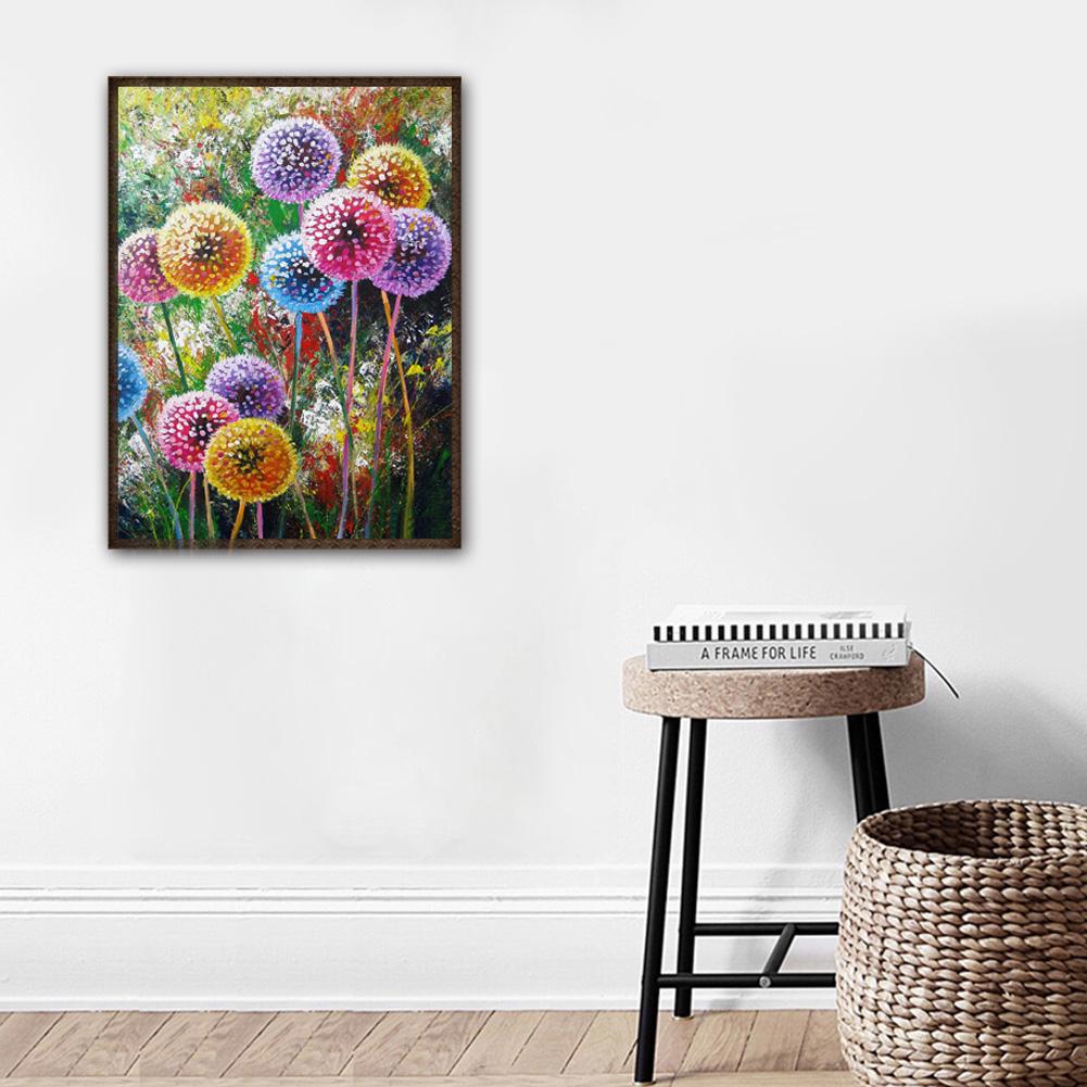 

(Multi-Size) Dandelion - Round/Square Drill Diamond Painting 30*40CM/40*50CM, Round diamond 30*40cm, 501 Original