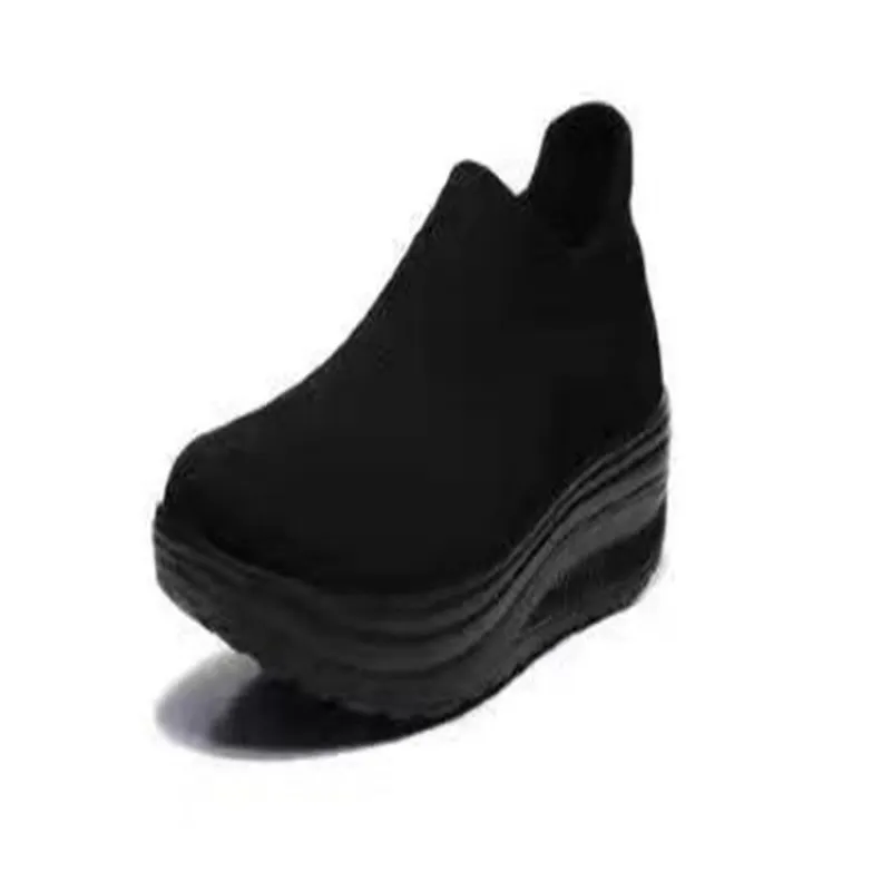 Breakj Breakj Spring And Summer New Ultra-Light Sole Flying Weave Breathable 43 Large Thick Sole Comfortable Single Shoe Tide