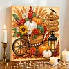 Thanksgiving Day DIY 5D Diamond Painting Kit with Frame 25x25cm