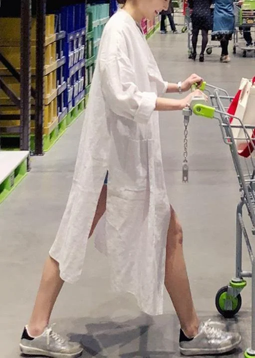 Loose pockets side open fine Coats Women black box women cardigan