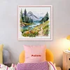 Outdoor Scenery-11CT Stamped Cross Stitch 45*45cm/17.72*17.72in